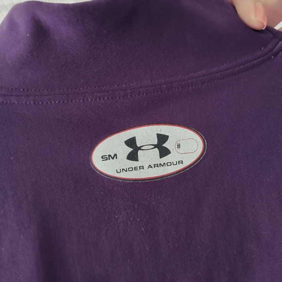 Under Armour Purple Longsleeve Baselayer - Picture 3 of 4